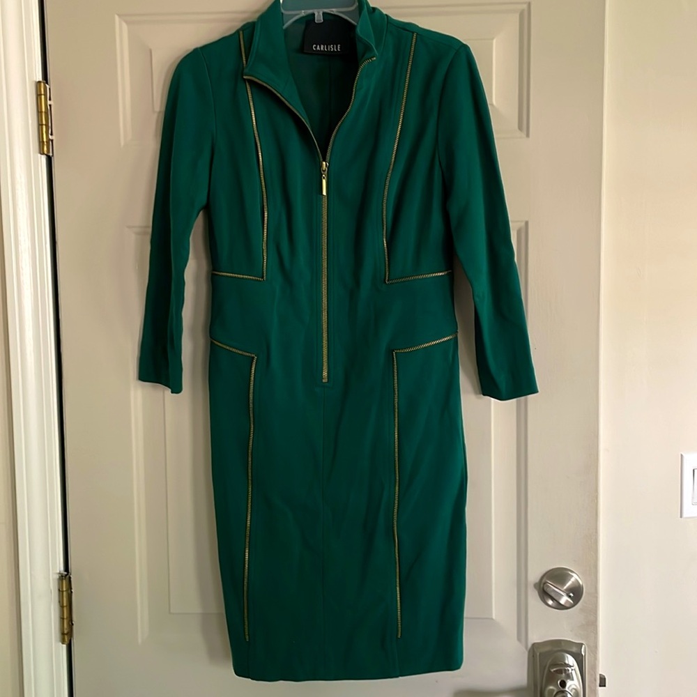 CARLISLE zip front dress